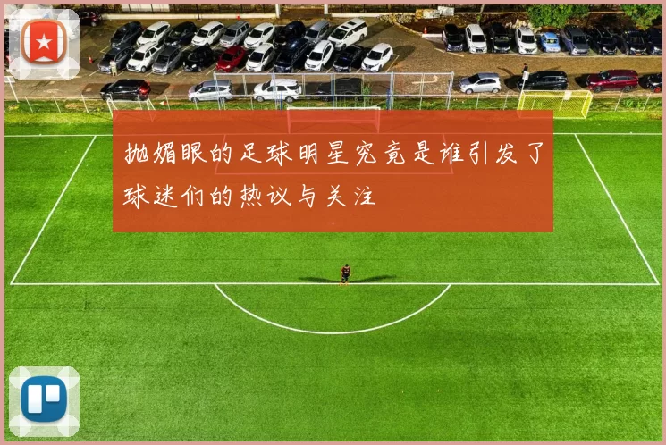 抛媚眼的足球明星究竟是谁引发了球迷们的热议与关注